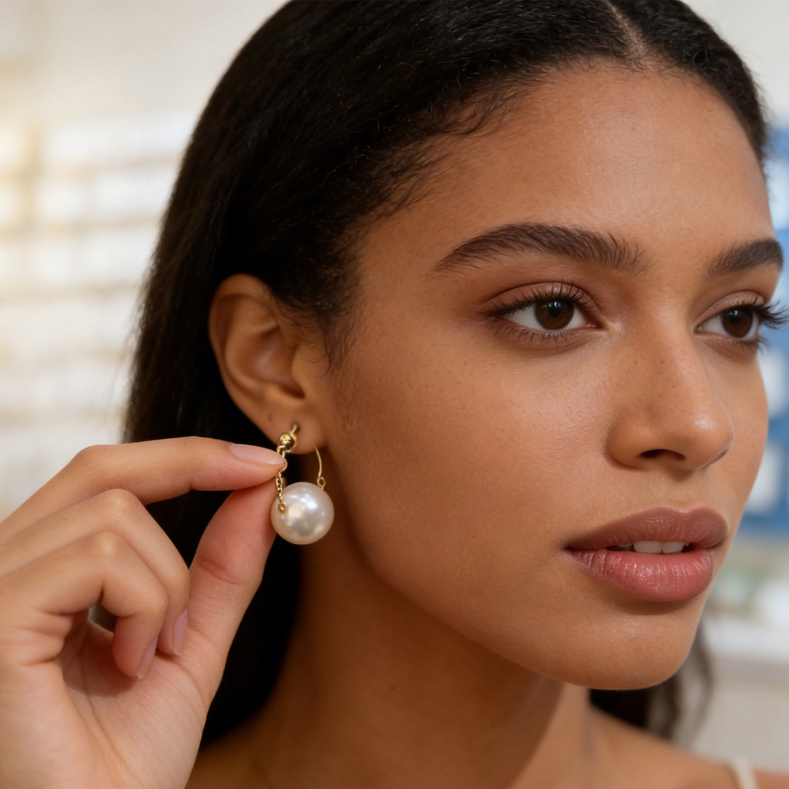 Classic Pearl Drop Earrings