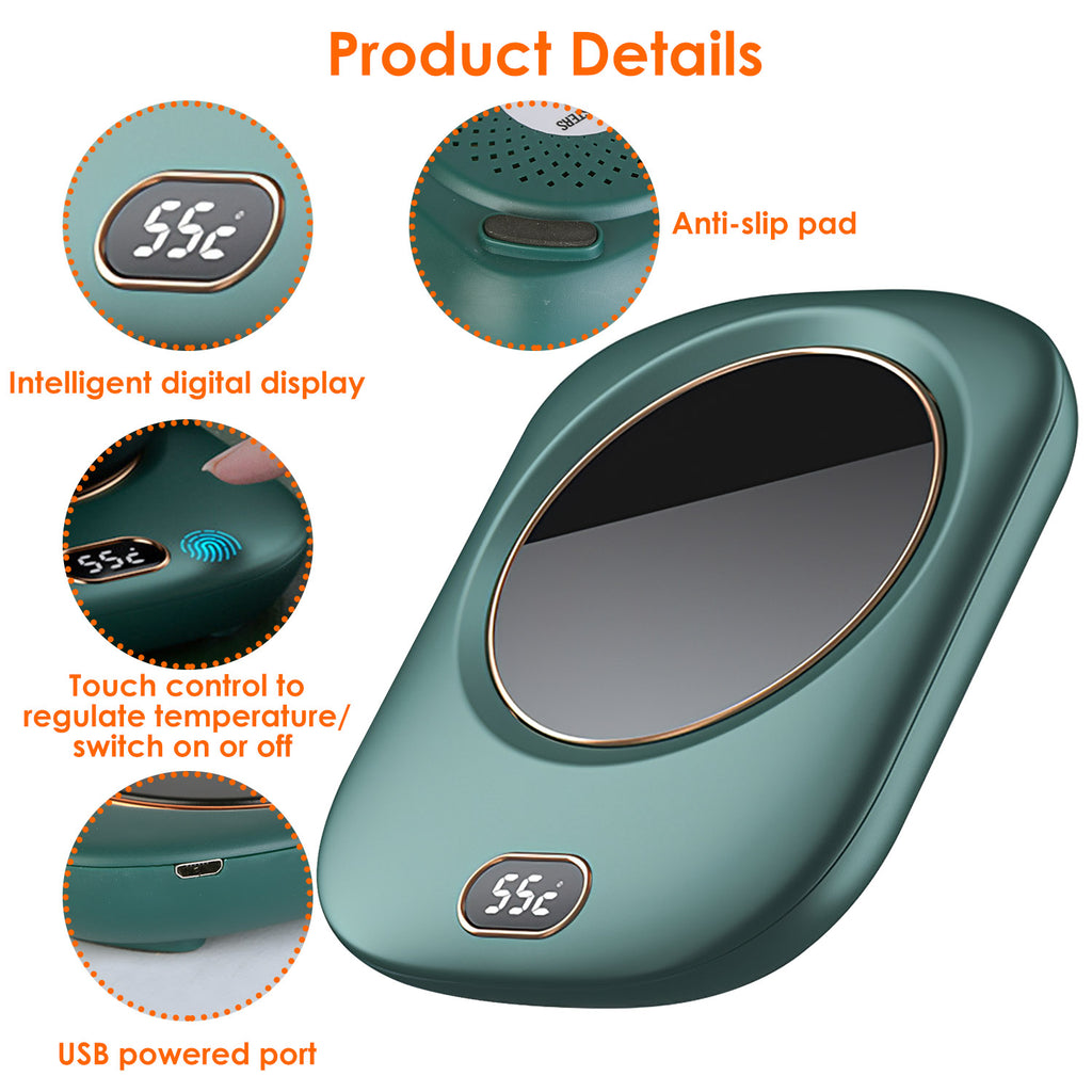 Electric Coffee Mug Warmer with Auto Shut-Off - USB, 3 Temperature Settings