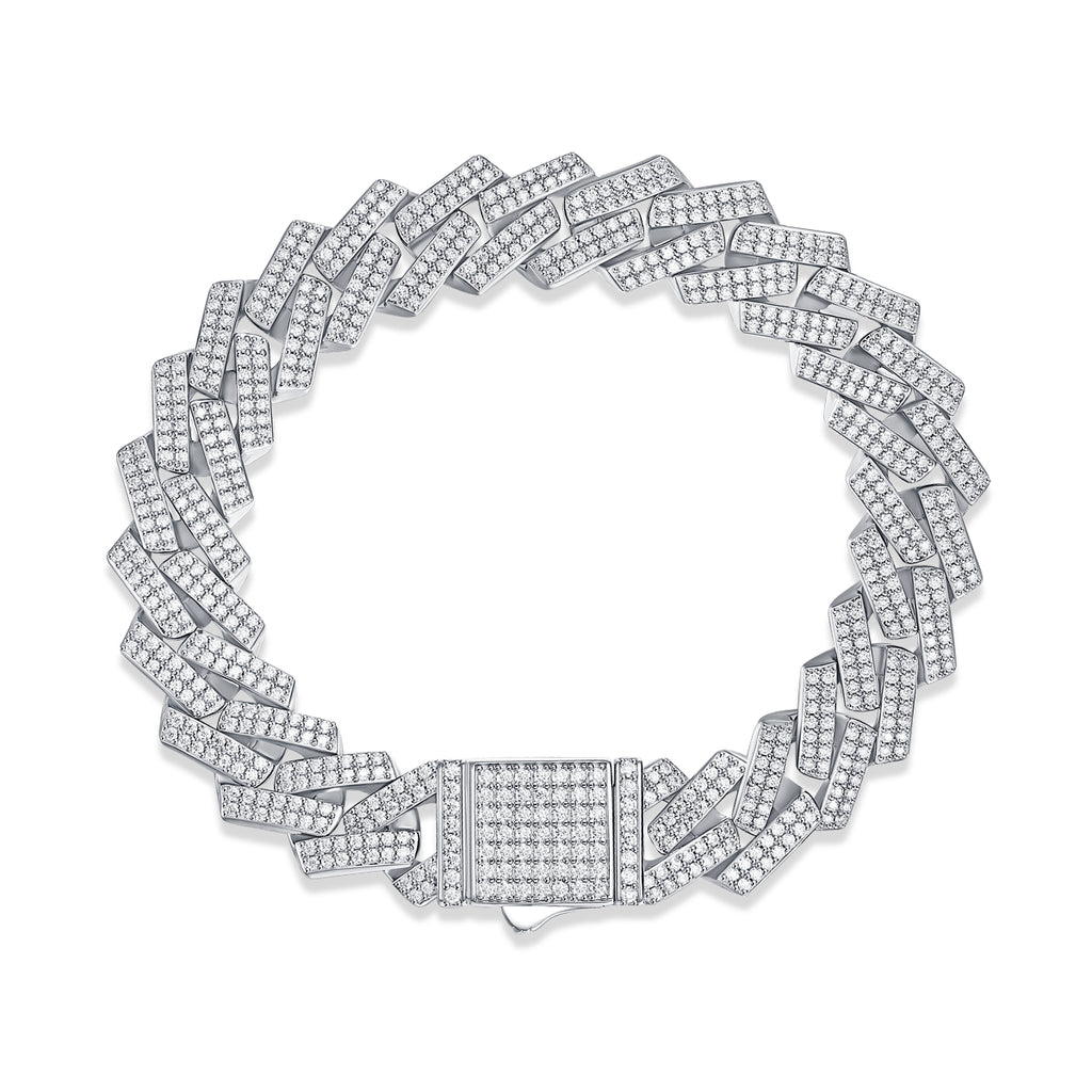 Luxury Moissanite Tennis Bracelet - 925 Sterling Silver