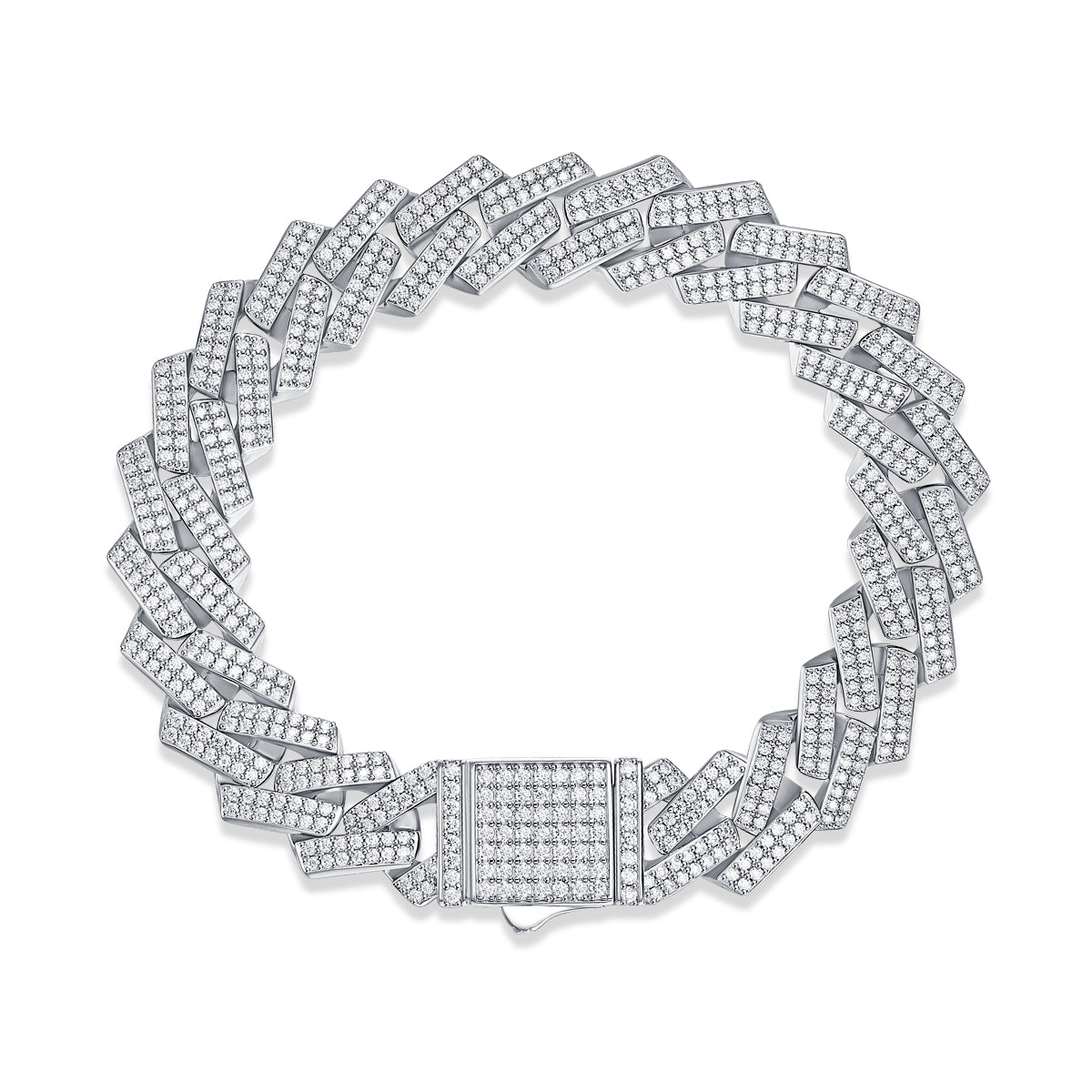 Luxury Moissanite Tennis Bracelet - 925 Sterling Silver