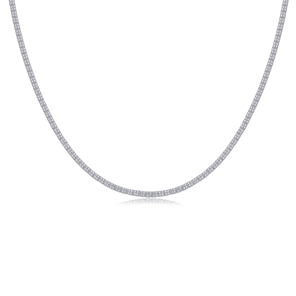 Moissanite Tennis Necklace in S925 Sterling Silver
