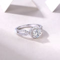 1 Carat Moissanite Ring - S925 Sterling Silver