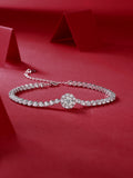 Moissanite Bracelet - 925 Sterling Silver (0.5 Carat)