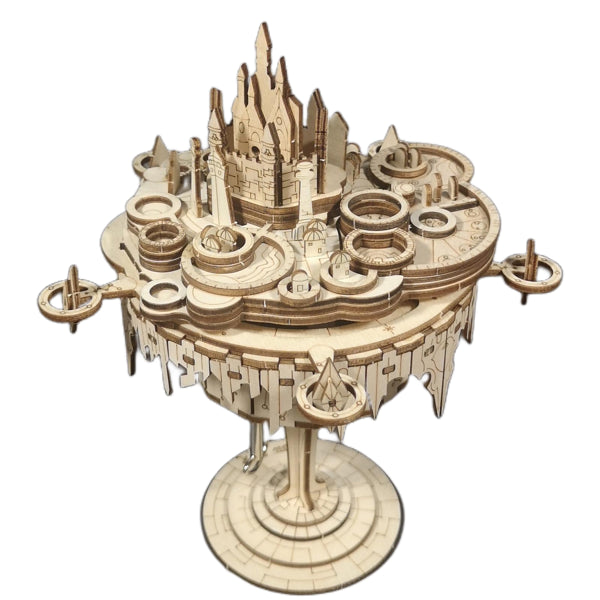 You Are My Sunshine Castle 3D Wooden Music Box Puzzle