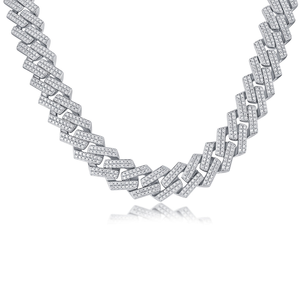 Luxury Moissanite Tennis Necklace - 925 Sterling Silver