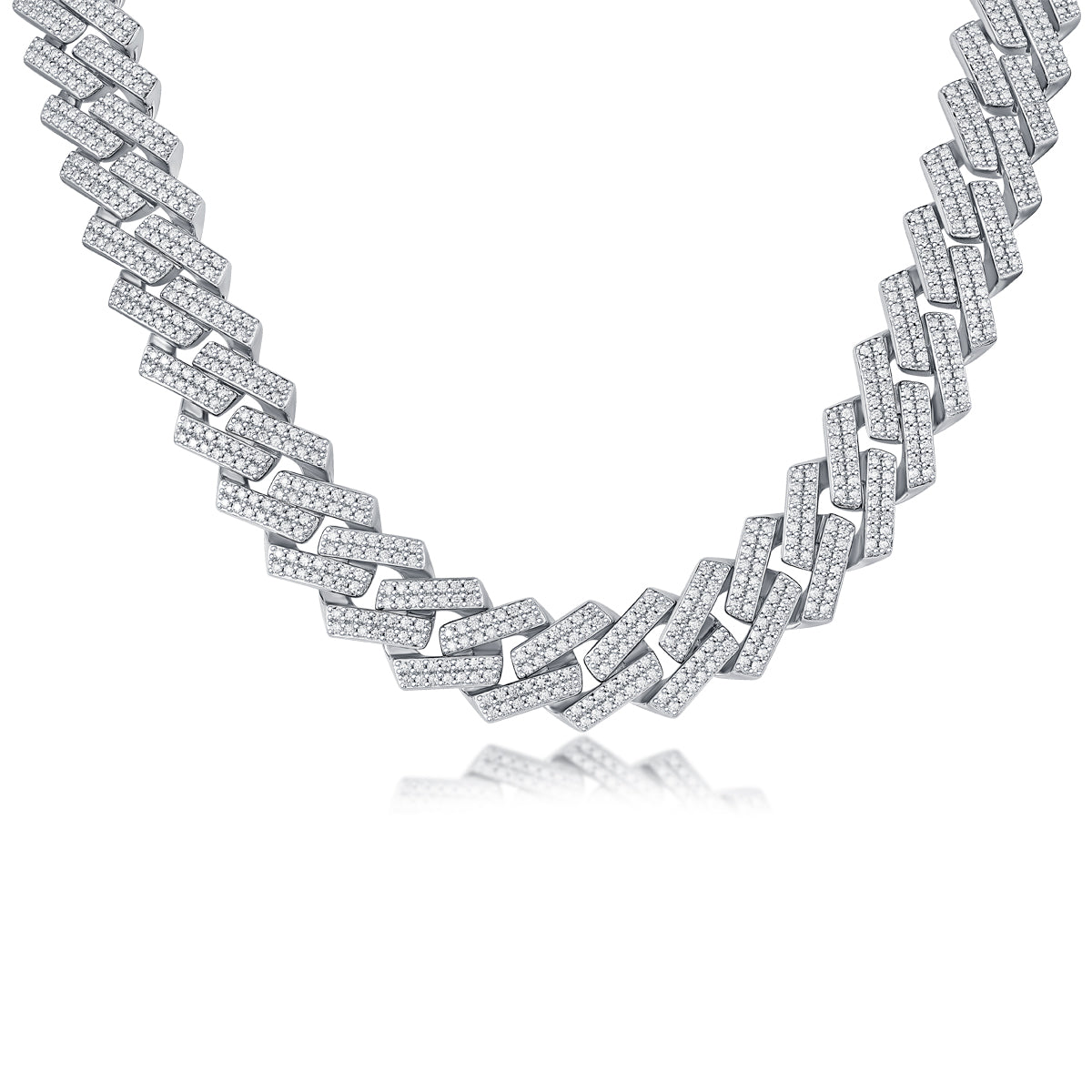 Luxury Moissanite Tennis Necklace - 925 Sterling Silver