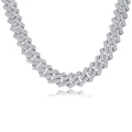 Luxury Moissanite Tennis Necklace - 925 Sterling Silver