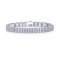 Moissanite Sterling Silver Tennis Bracelet
