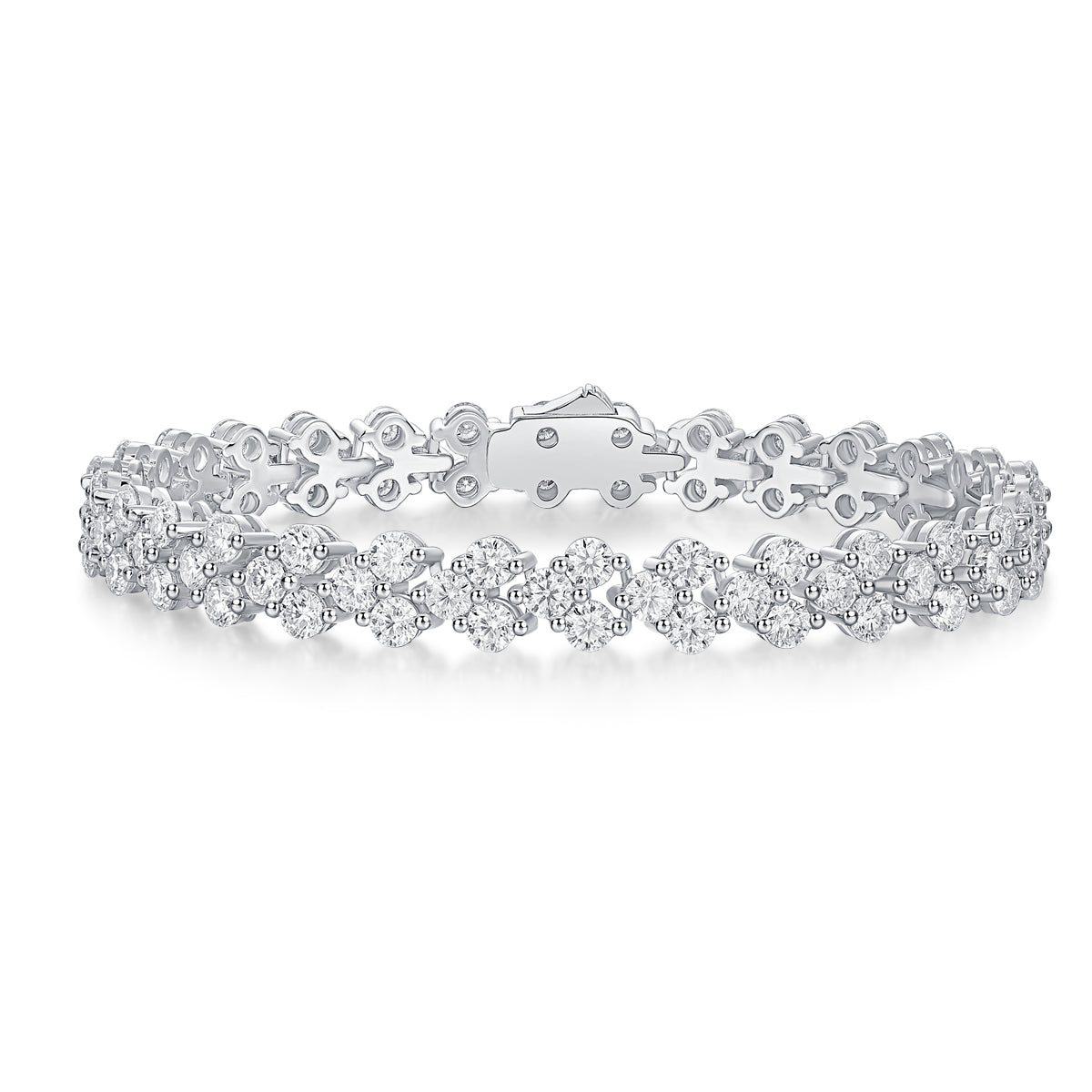 Luxury Moissanite Tennis Bracelet - 925 Sterling Silver