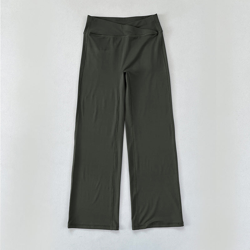 Women's High Waist Yoga Pants - V-Shaped Waist with Pockets & Hip Lift