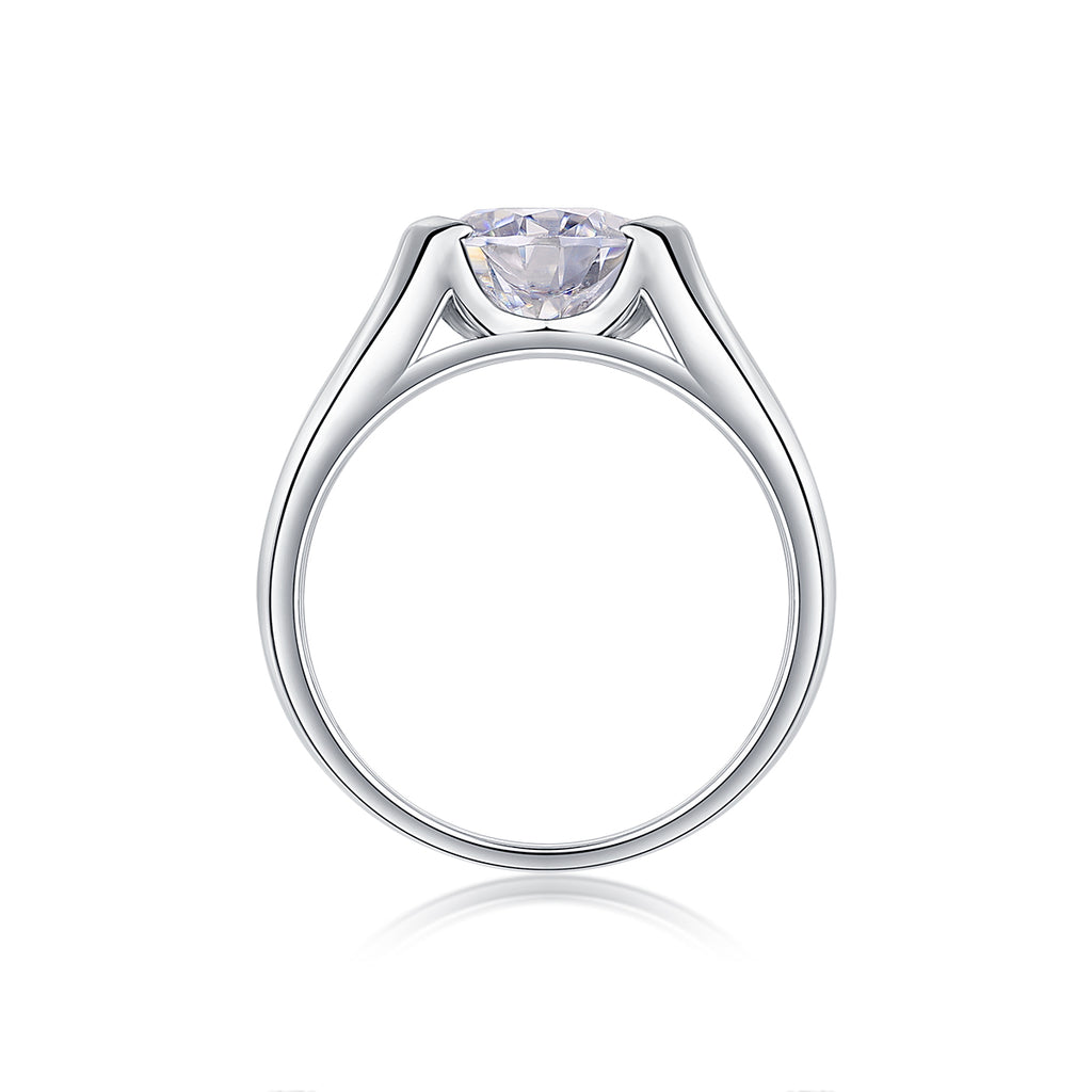2 Carat Moissanite Wedding Ring - S925 Sterling Silver