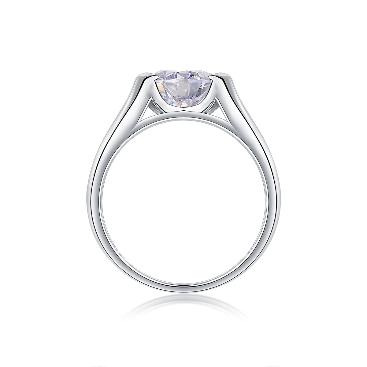 2 Carat Moissanite Wedding Ring - S925 Sterling Silver