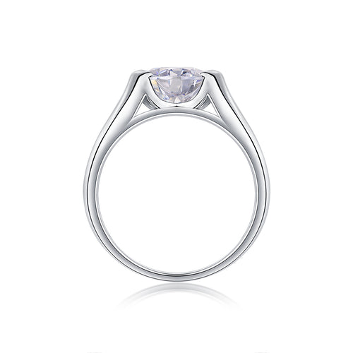 2 Carat Moissanite Wedding Ring - S925 Sterling Silver