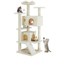 54" Multi-Level Cat Tree Tower with Scratching Posts