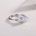 Cushion Cut Moissanite Wedding Ring - S925 Sterling Silver