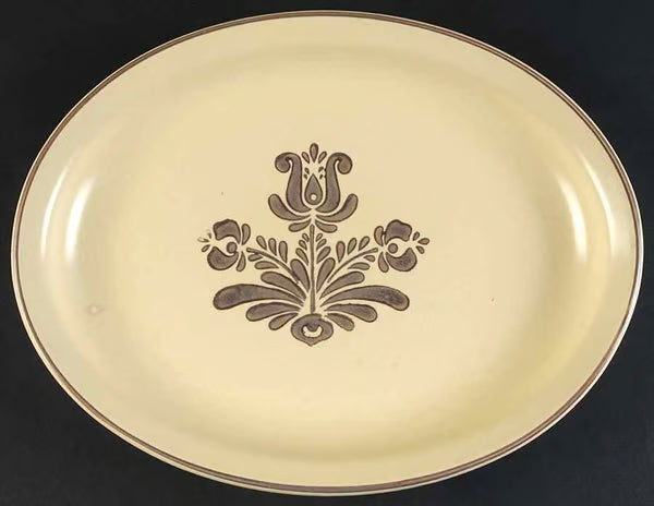 Pfaltzgraff Village 13" Oval Serving Platter - Discontinued Stoneware