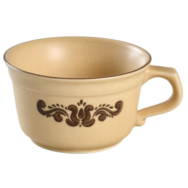 Pfaltzgraff Village Flat Cup with Handle (2 different markings- see pics) - Discontinued Stoneware