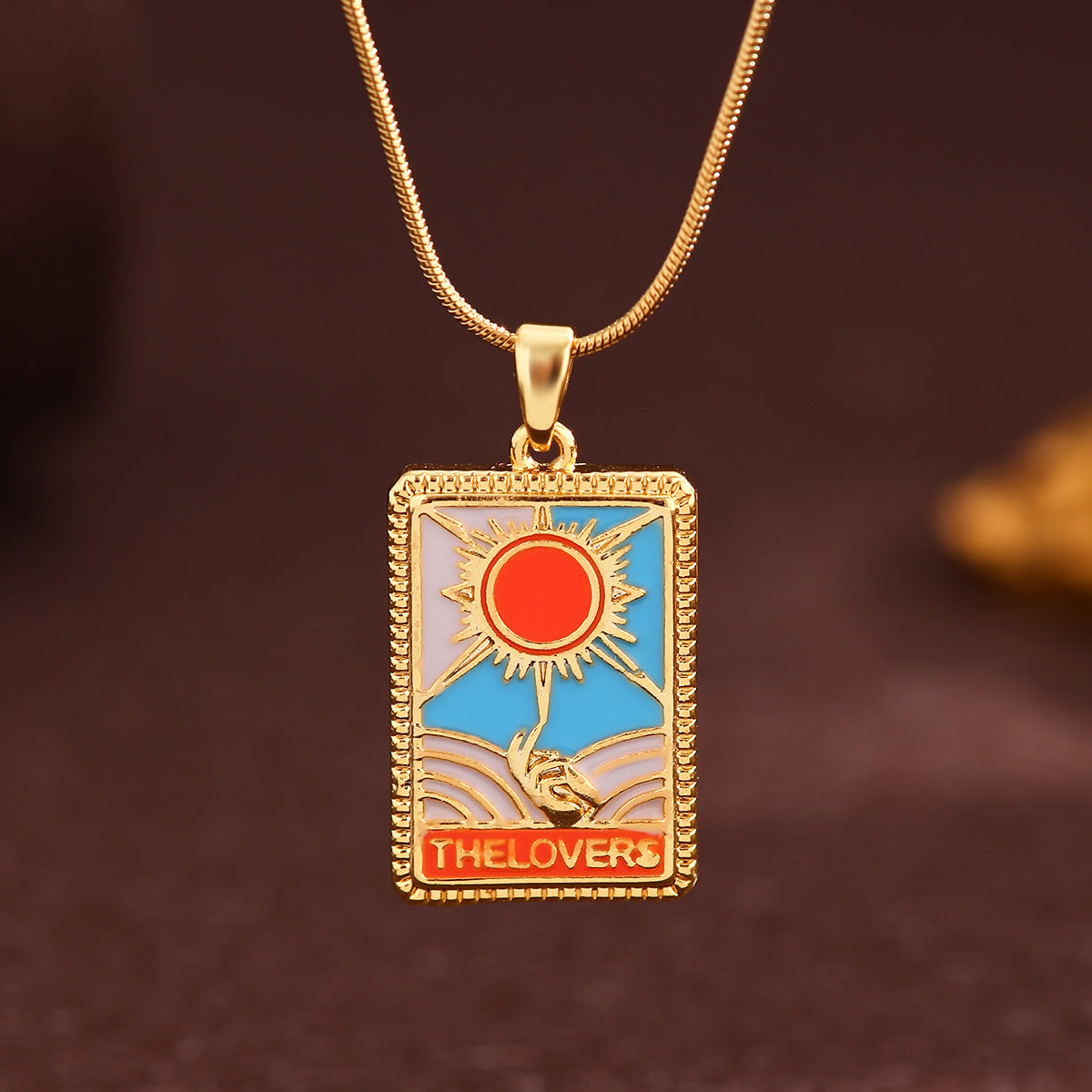Tarot Card Titanium Steel Pendant Necklace- Various Styles