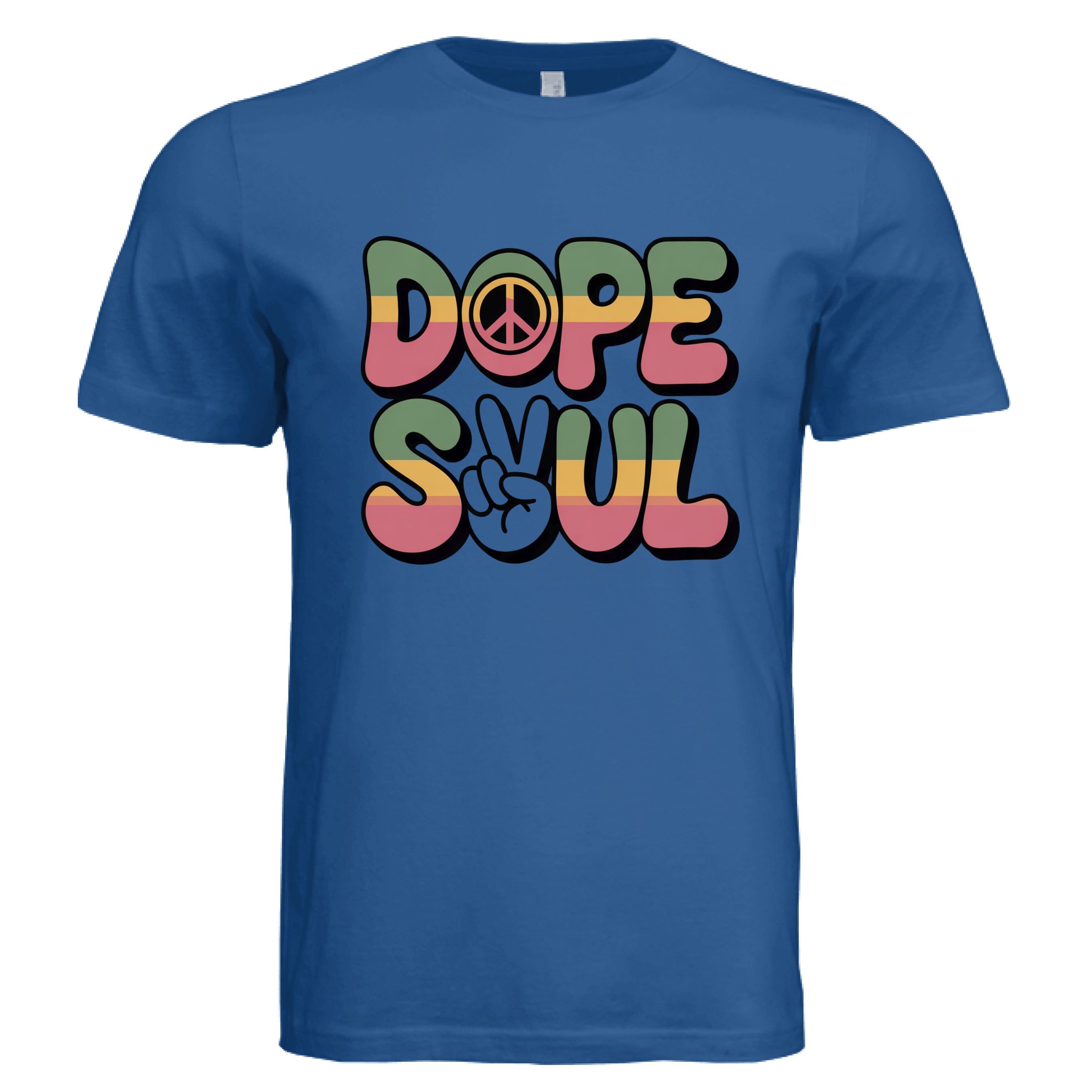 Solid True Royal Triblend - FRONT