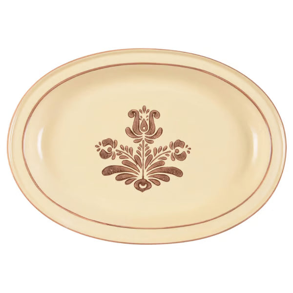 Pfaltzgraff Village 14" Oval Serving Platter - Discontinued Stoneware