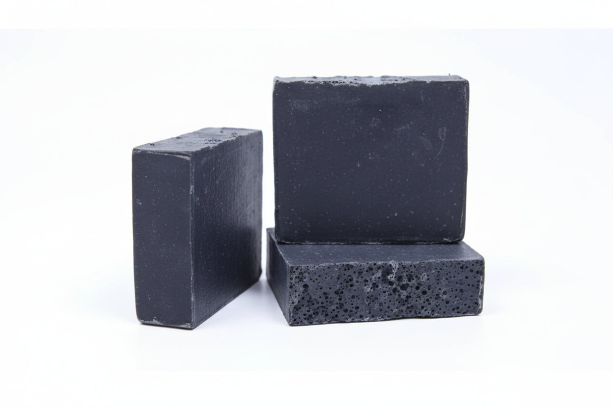 Peppermint Tea Tree Activated Charcoal Detox Soap - Two-Pack