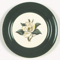 Lifetime Jaderose Dinner Plate - Vintage USA China with Green Rim