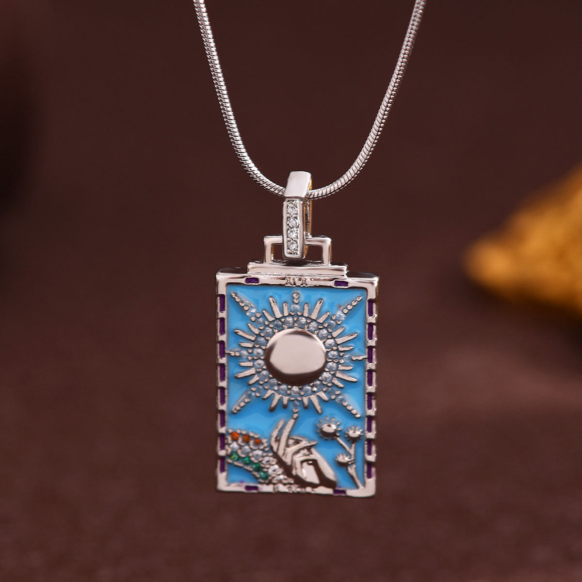 Tarot Card Titanium Steel Pendant Necklace- Various Styles