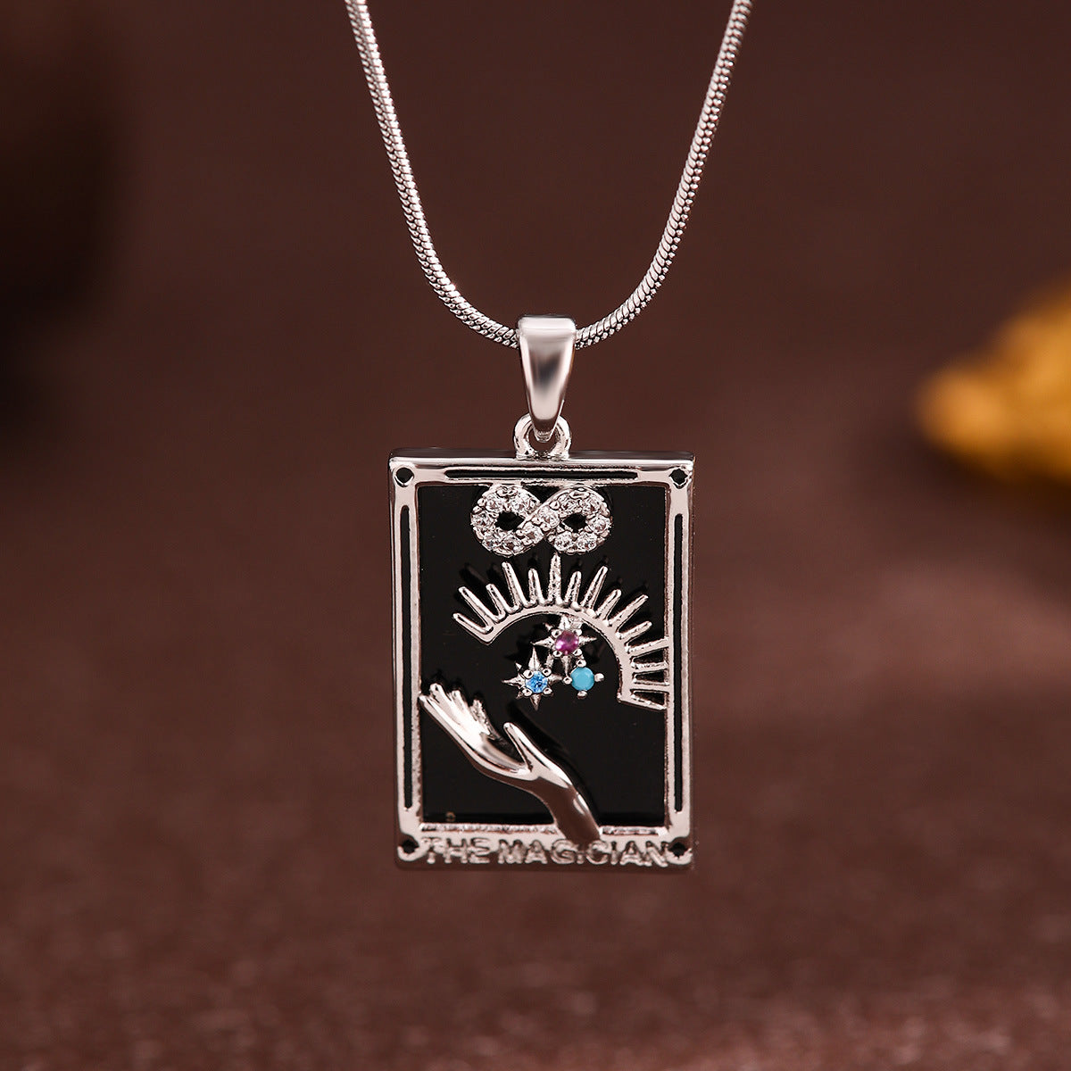 Tarot Card Titanium Steel Pendant Necklace- Various Styles