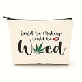 Could Be Makeup, Could Be Weed Linen Square Makeup Bag