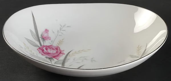 Windsor Rose Oval Vegetable Bowl - Vintage 1960s Fine China of Japan