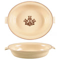 Pfaltzgraff Village 11" Oval Vegetable Bowl with Handles - Discontinued Stoneware